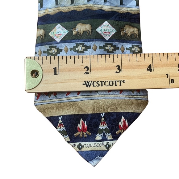 Tabasco Themed Novelty Print Silk Ties Set of 3 - Picture 10 of 13